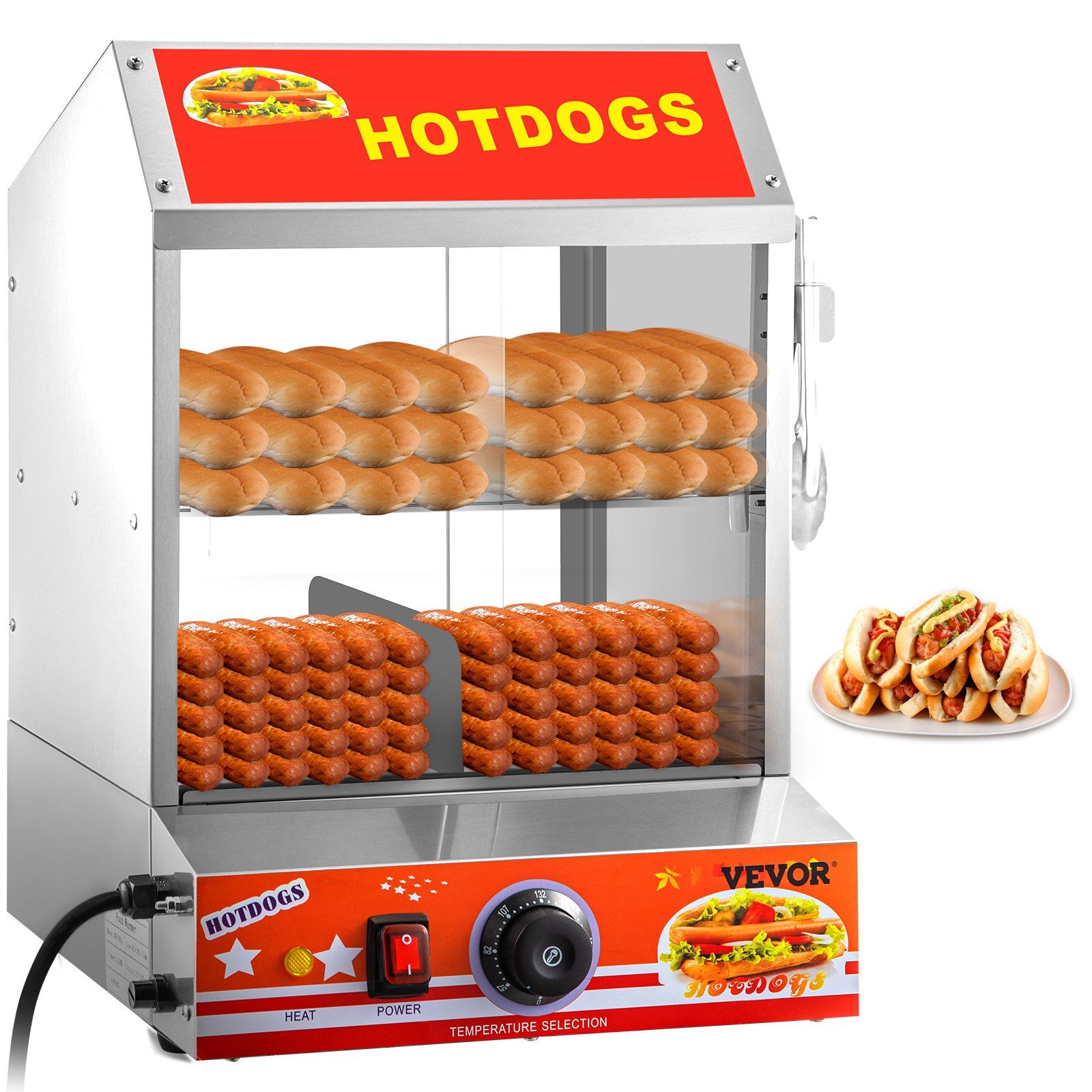 calentador hot dogs