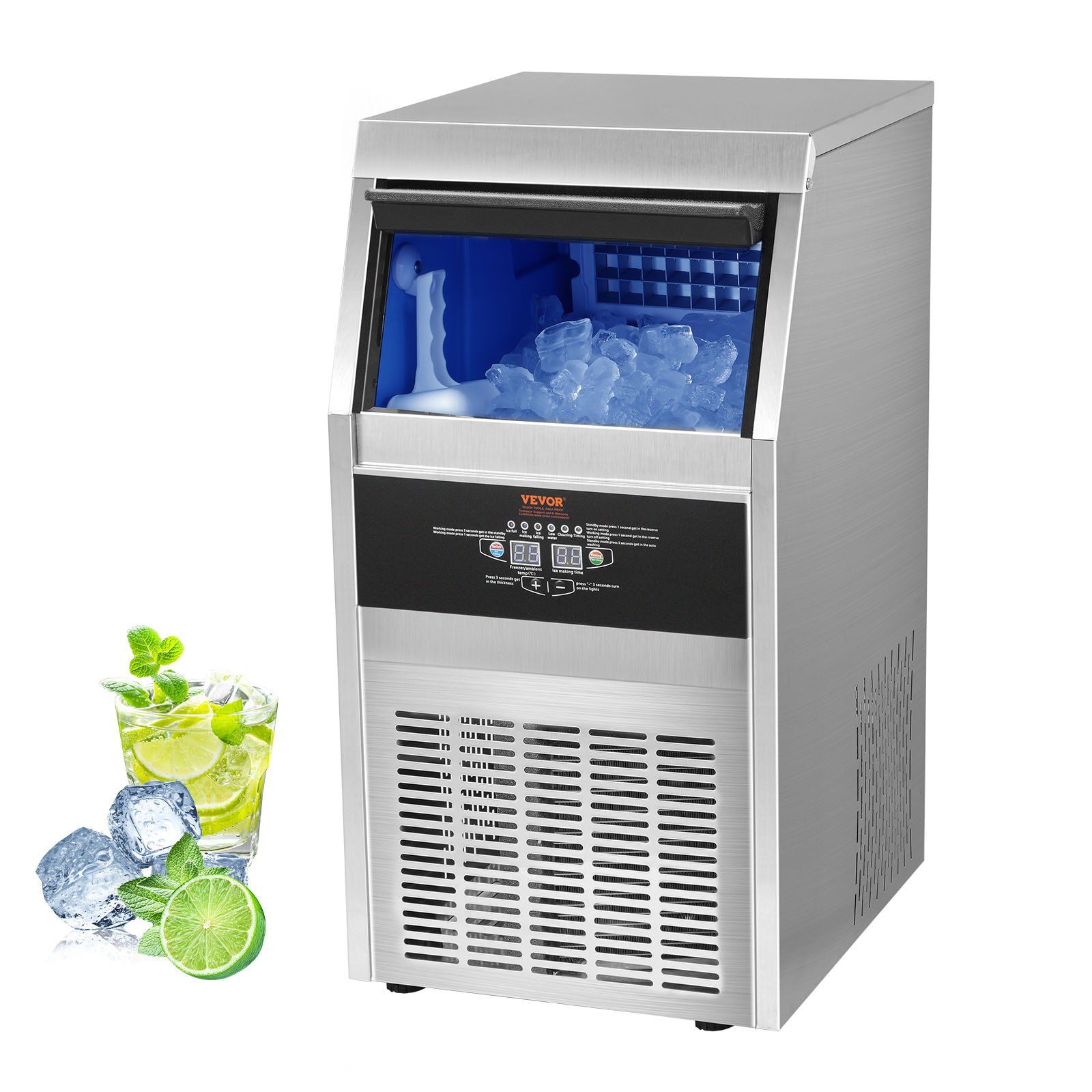 Máquina de Hielo para Negocios de Alto Volumen (70lb)